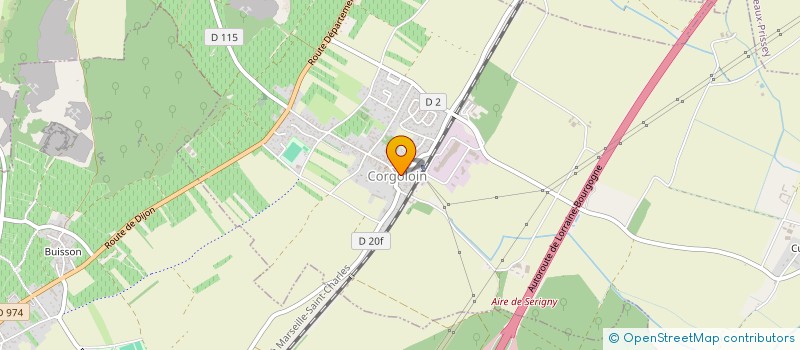 localisation de l'entreprise ASS FONCIERE REMEMBREMENT DE VILLEBICHOT  VILLEBICHOT