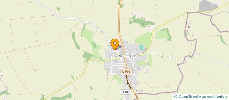 localisation de l'entreprise ASS FONCIERE REMEMBREMENT DIZY LE GROS  DIZY-LE-GROS