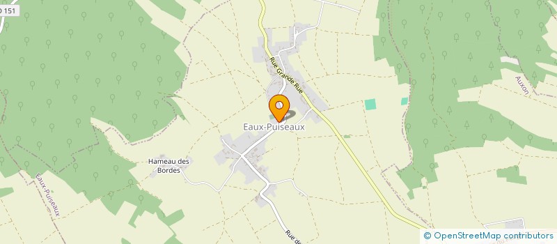 localisation de l'entreprise ASS FONCIERE REMEMBREMENT EAUX PUISEAUX  EAUX-PUISEAUX