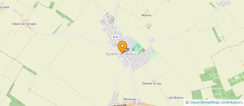 localisation de l'entreprise ASS FONCIERE REMEMBREMENT EPIEDS BEAUCE à EPIEDS-EN-BEAUCE