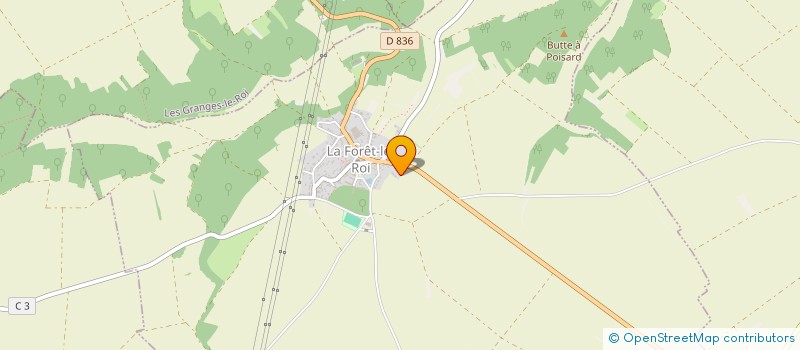 localisation de l'entreprise ASS FONCIERE REMEMBREMENT FORET LE ROI  LA FORET-LE-ROI