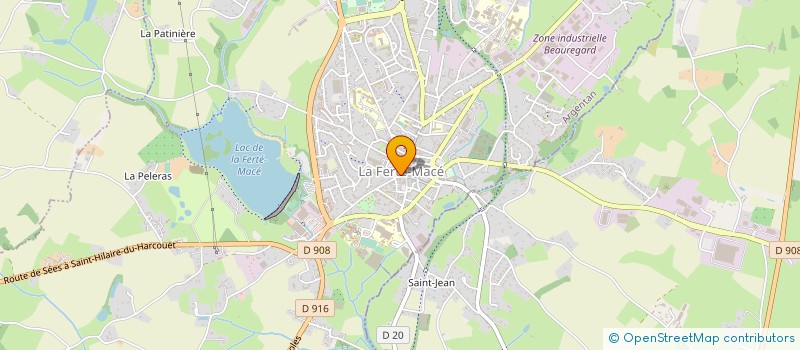localisation de l'entreprise ASS FONCIERE REMEMBREMENT LA FERTE MACE à LA FERTE MACE