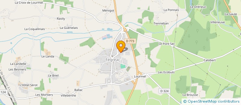 localisation de l'entreprise ASS FONCIERE REMEMBREMENT MARAIS VILAINE à FEGREAC