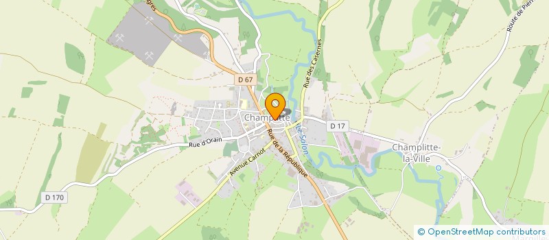 localisation de l'entreprise ASS FONCIERE REMEMBREMENT MONTARLOT CHAM à CHAMPLITTE