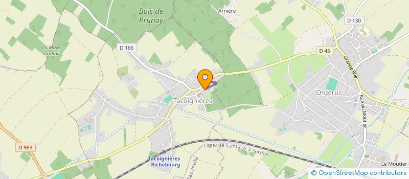 localisation de l'entreprise ASS FONCIERE REMEMBREMENT ORGERUS à ORGERUS