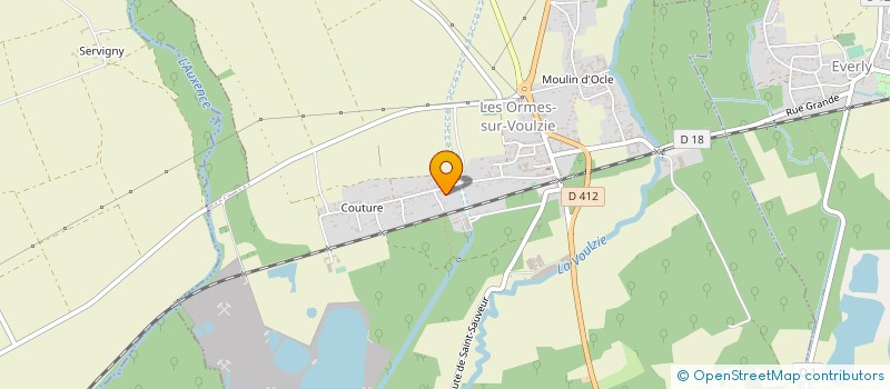 localisation de l'entreprise ASS FONCIERE REMEMBREMENT ORMES SUR VOUL  LES ORMES-SUR-VOULZIE