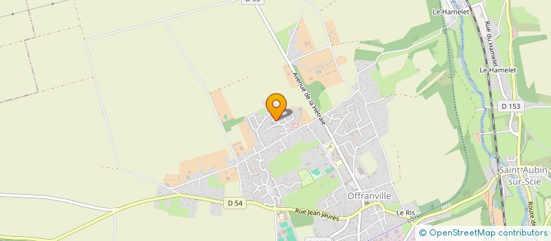 localisation de l'entreprise ASS FONCIERE REMEMBREMENT SAINT AUBIN  SAINT-AUBIN-SUR-SCIE