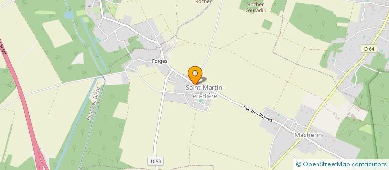 localisation de l'entreprise ASS FONCIERE REMEMBREMENT SAINT MARTIN E  SAINT-MARTIN-EN-BIERE