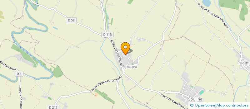 localisation de l'entreprise ASS FONCIERE REMEMBREMENT SAINT-PAULET  SAINT-PAULET