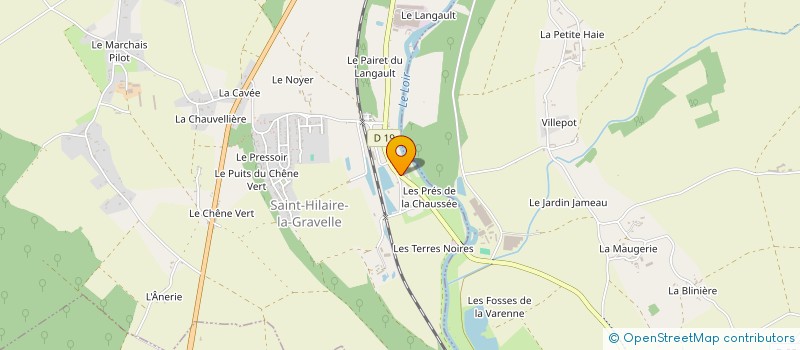 localisation de l'entreprise ASS FONCIERE REMEMBREMENT ST HILAIRE...  SAINT-HILAIRE-LA-GRAVELLE