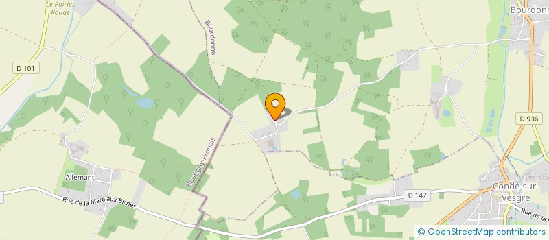 localisation de l'entreprise ASS FONCIERE REMEMBREMENT SUR VESGRE à CONDE-SUR-VESGRE