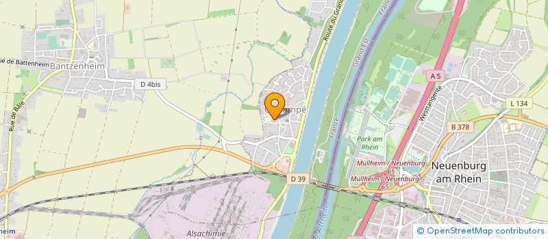 localisation de l'entreprise ASS FONCIERE URBAINE AUTORISEE DU RUISSEAU à CHALAMPE