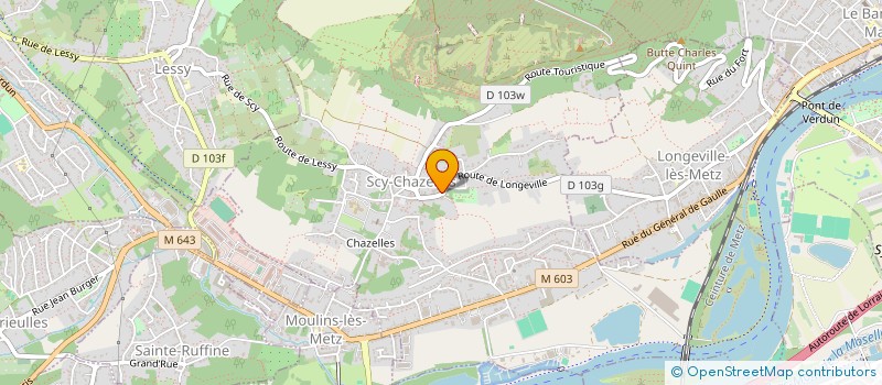 localisation de l'entreprise ASS FONCIERE URBAINE AUTORISEE LE BAETON  SCY-CHAZELLES