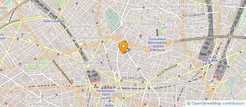localisation de l'entreprise ASS FONCIERE URBAINE CITE CHAPTAL  PARIS