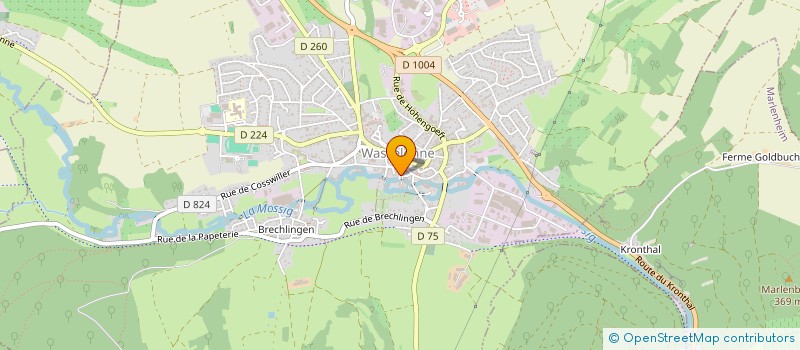 localisation de l'entreprise ASS FONCIERE URBAINE DE DAHLENHEIM à DAHLENHEIM