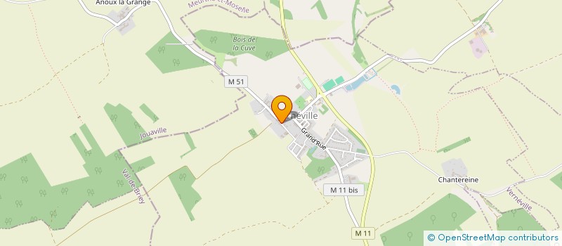 localisation de l'entreprise ASS FONCIERE URBAINE LA LOUVIERE  VERNEVILLE