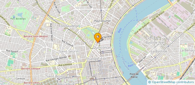 localisation de l'entreprise ASS FONCIERE URBAINE LIBRE BLANCHE à BORDEAUX