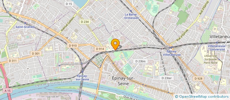localisation de l'entreprise ASS FONCIERE URBAINE LIBRE ECONDEAUX à EPINAY-SUR-SEINE
