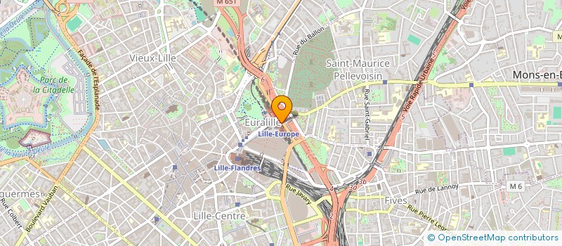 localisation de l'entreprise ASS FONCIERE URBAINE LIBRE TRIANGLE GARE à LILLE