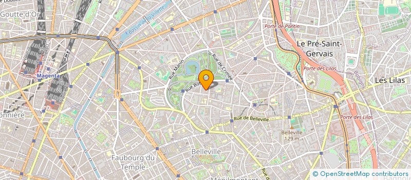 localisation de l'entreprise ASS FONCIERE URBAINE PASSAGE DU PLATEAU  PARIS