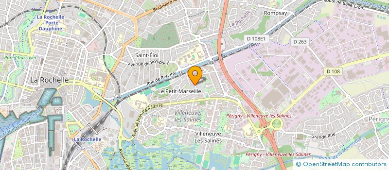 localisation de l'entreprise ASS FONCT POLICE FONCT ASSIM COLL LOCALE  LA ROCHELLE