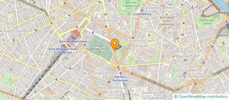 localisation de l'entreprise ASS FONDATION CARTIER  PARIS