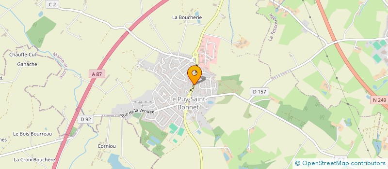 localisation de l'entreprise ASS FONDATION CHOLETAIS PLUS à CHOLET