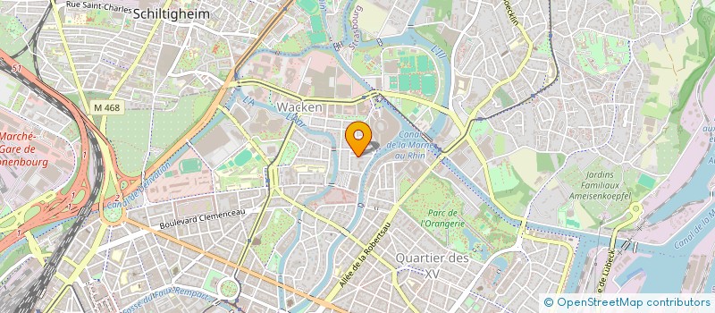 localisation de l'entreprise ASS FONDATION CLAIRVAUX à STRASBOURG