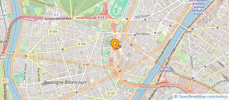 localisation de l'entreprise ASS  FONDATION DE L'HOMME CITOYEN  PARIS