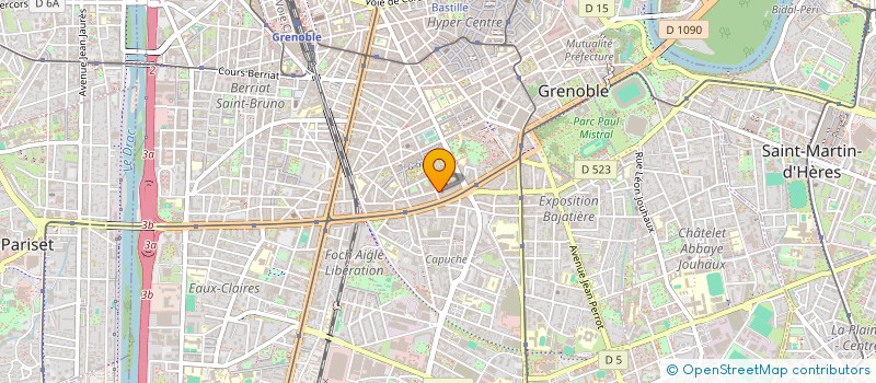 localisation de l'entreprise ASS  FONDATION WOLLNER à GRENOBLE