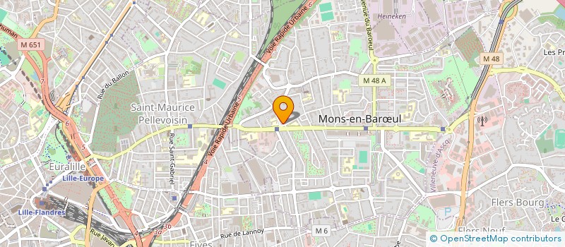 localisation de l'entreprise ASS FONDU IMAGES  MONS-EN-BARUL