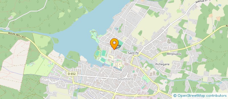 localisation de l'entreprise ASS FOOTBALL à SOUSTONS