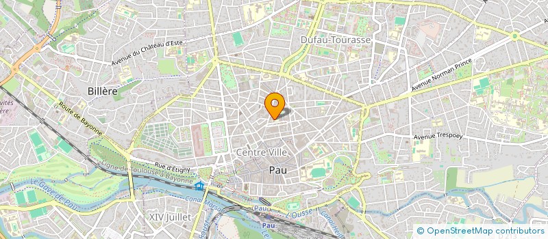 localisation de l'entreprise ASS FORCE OUVRIERE CONSOMMATEURS à PAU