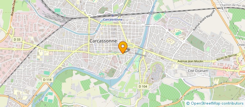 localisation de l'entreprise ASS FORCE OUVRIERE CONSOMMATEURS à CARCASSONNE