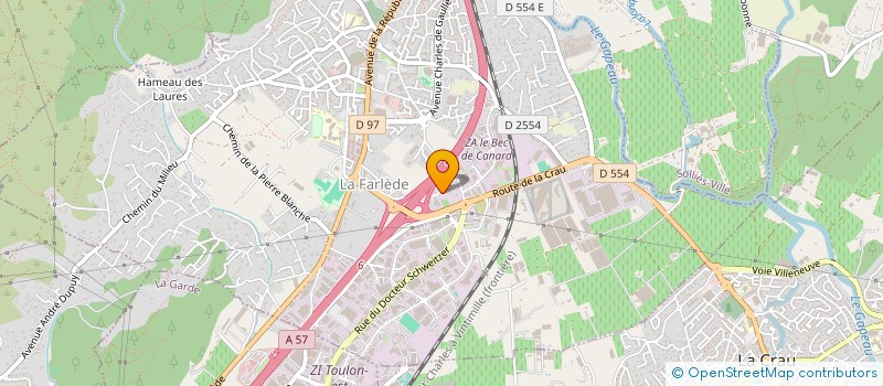 localisation de l'entreprise ASS FORCEMOTOR SPORT  LA FARLEDE