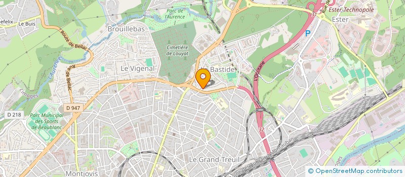 localisation de l'entreprise ASS FORCES AU CERCLE à LIMOGES