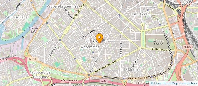 localisation de l'entreprise ASS FOREM 3000 à LILLE