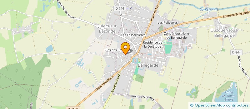 localisation de l'entreprise ASS FOREST REG APPRENT PERFECT à BELLEGARDE