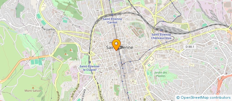 localisation de l'entreprise ASS FOREZ RECHERC MEDICALES ETUD CLINIQU à SAINT-ETIENNE