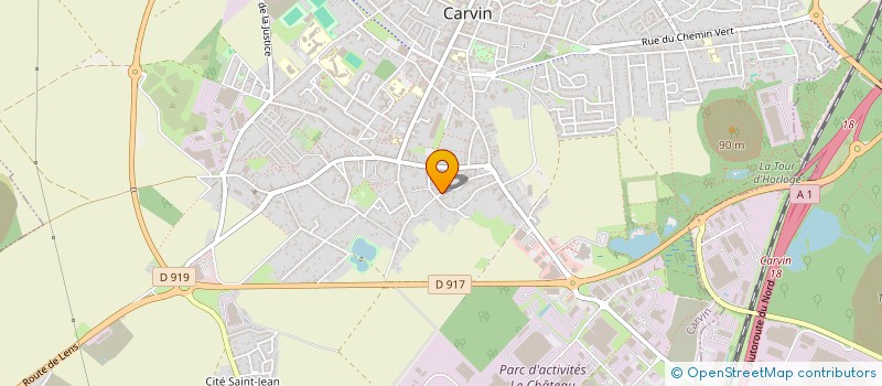 localisation de l'entreprise ASS FORM SYND INTER CARVIN OIGNIES LIBER à CARVIN