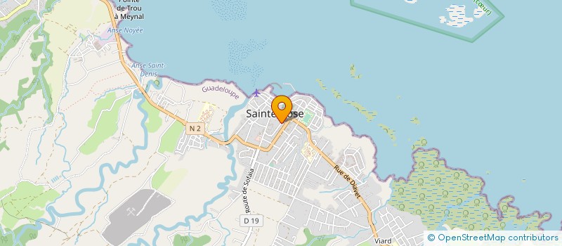 localisation de l'entreprise ASS FORMA INSER REUSS SECTEUR TERCIAIRE à SAINTE-ROSE