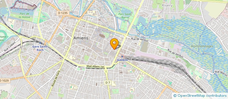 localisation de l'entreprise ASS FORMA VERT  AMIENS