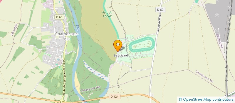 localisation de l'entreprise ASS.FORMAT. ACTI. EQUESTRES RHONE ALPES  CHAZEY-SUR-AIN