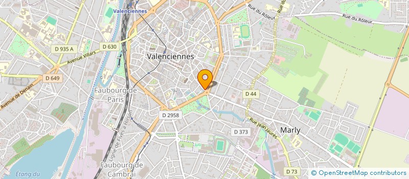 localisation de l'entreprise ASS FORMAT AIDE DEVELOP ECO INTERNAT à VALENCIENNES