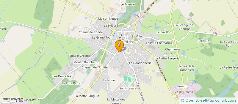 localisation de l'entreprise ASS FORMAT ANIMAT CULTUREL EXPRESS MEMOR à LORRIS