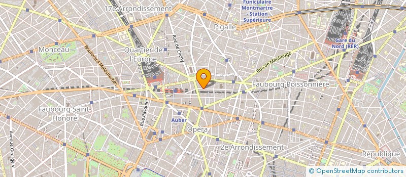 localisation de l'entreprise ASS FORMAT CADRES GROUPE CIC  PARIS