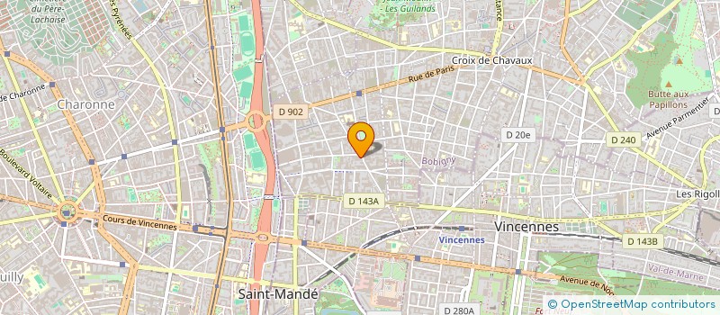 localisation de l'entreprise ASS FORMAT DROITS SALARIES TRAV TEMPO à MONTREUIL