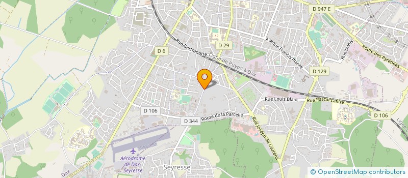 localisation de l'entreprise ASS FORMAT ENSEIGNE CENDRILLON à DAX