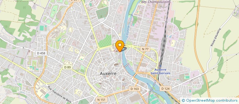 localisation de l'entreprise ASS FORMAT GUIDES INTERPRETES YONNE à AUXERRE