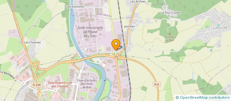 localisation de l'entreprise ASS FORMAT PERMANENTE ICAUNAIS à AUXERRE